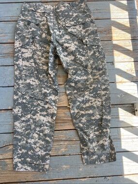 Men's Tactical Cargo Pants - Gray Digital Camo